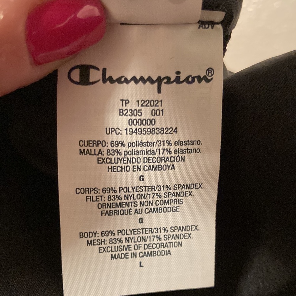 🟥🟥 Champion Everyday Sports Bra (size L) NWT - Picture 9 of 9
